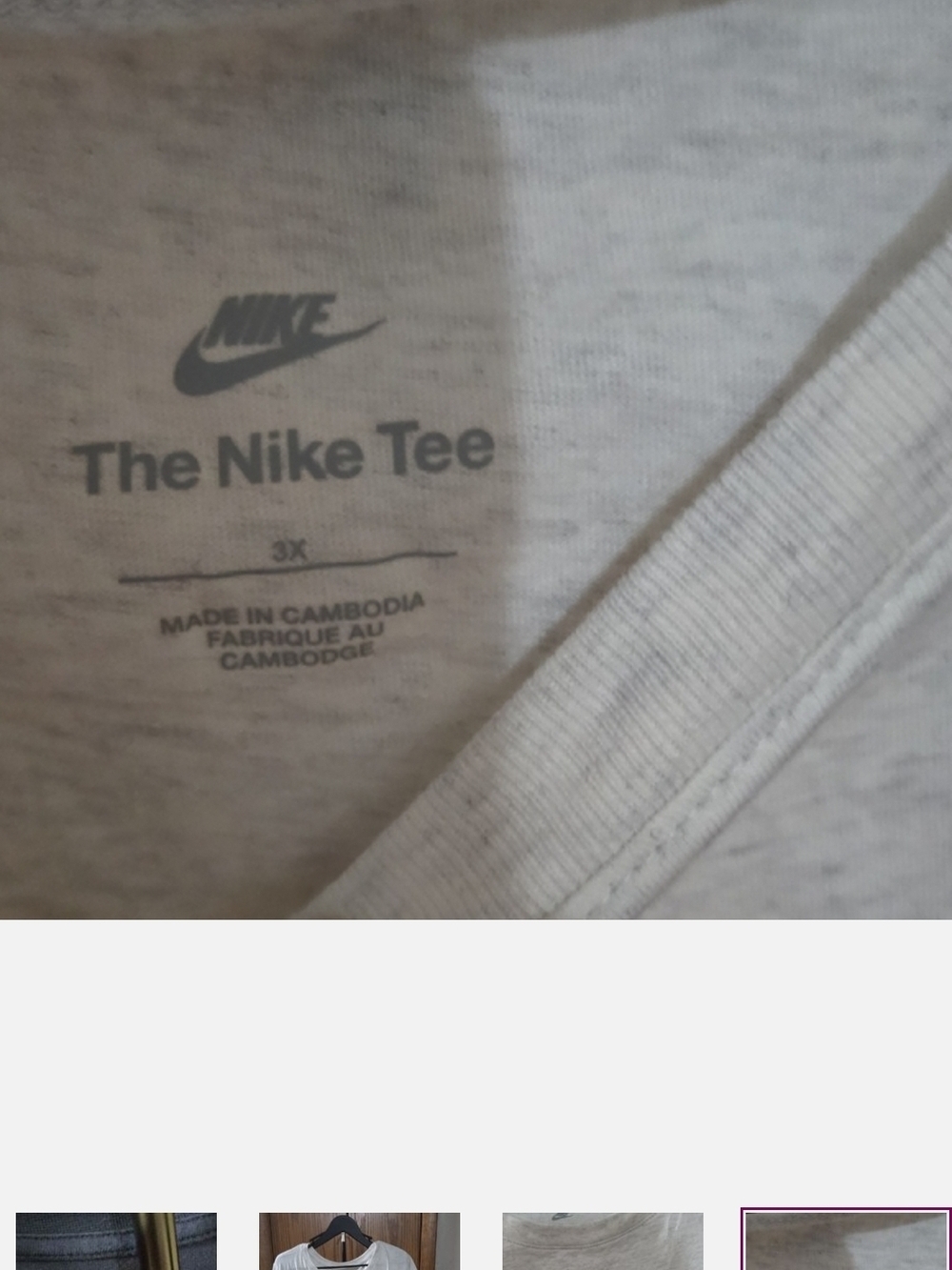 Bundle Of 3 Tshirts. 2 ADIDAS 1 NIKE. - Picture 4 of 6